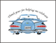 Royal Blue Convertible Notecards