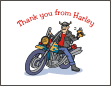 Harley Dude Notecards