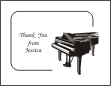 Grand Piano Notecards