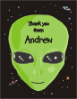 Alien Thank You Card