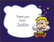 Angel Birthday Boy Thank You Card