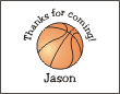 Basketball Thank You Card