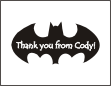 Batman Thank You Card