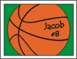 Big Basketball Thank You Card