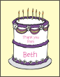 Cake Decorating Thank You Card