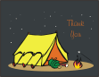 Camping Thank You Card