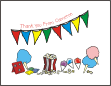 Carnival 2 Thank You Card