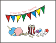 Carnival 3 Thank You Card