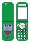 Green Cell Phone Thank You Card