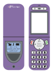 Purple Cell Phone Thank You Card