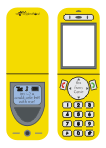 Yellow Cell Phone Thank You Card