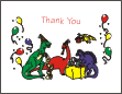 Dinosaurs Thank You Card