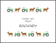 Farm and Goats Thank You Card