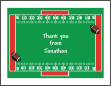 Football 3 Thank You Card