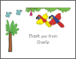 Jungle 3 Thank You Card