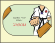 Karate Color Thank You Card