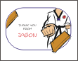 Karate Thank You Card