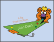 Mini Golf 2 (Bear) Thank You Card