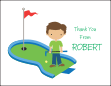 Mini Golf 2 (Bear) Thank You Card