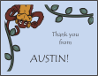 Monkeys 2 Birthday Invitation