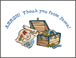 Pirate 2 Thank You Card