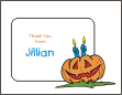 Pumpkin Candle 2nd Thank You Card