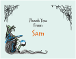 Scary Witch Thank You Card