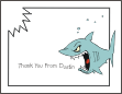 Shark Thank You Card