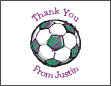 Soccer Thank You Card