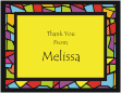Stained Glass Thank You Card