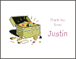 Treasure Chest Thank You Card