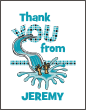 Waterslide 2 Thank You Card