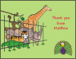 Zoo Visit Birthday Notecards