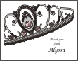Tilted Tiara Note Cards