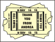 Pile of Sweet 16 Tickets, Pale Yellow, Birthday Note Card