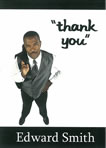photo thank you card with name at bottom - formal