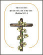 Cross with Lilies Note Cards