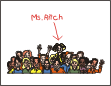 Kids with Female Teacher Note Cards