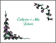 Glories Purple Anniversary Note Card
