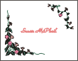 Morning Glories Pink Bridal Shower Note Card