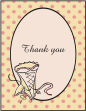 Lingerie Bridal Shower Note Card