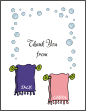 Towels Bridal Shower Note Card