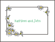 Daisies Engagement Note Card