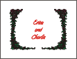 Rose Trellis - Red Engagement Note Card