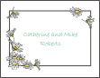 Daisies Informal Wedding Note Card