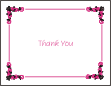 Fancy Corners 8c Informal Wedding Note Card