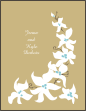 Gardenia 1 Wedding Notecard