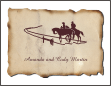 Burned Edges Western Style Notecard
