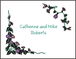 Purple Glories Note Cards