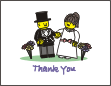 Lego Style Wedding Note Cards